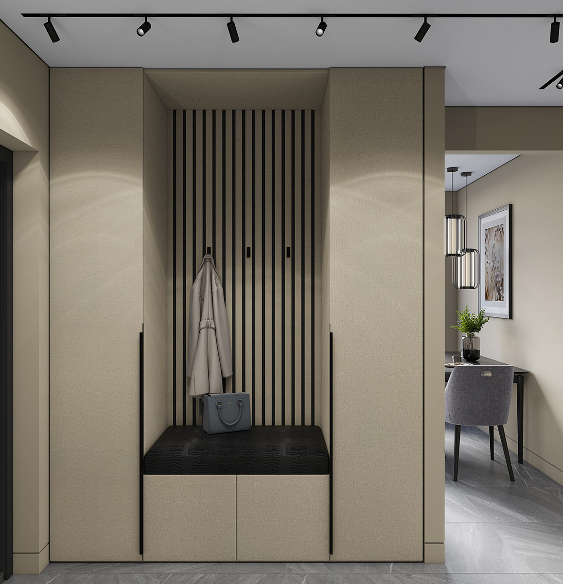 Прихожая по индивидуальному проекту: это удобно