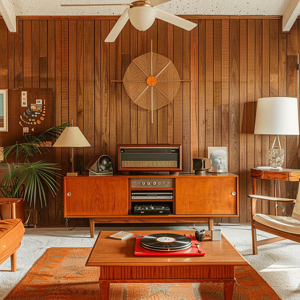 Mid-Century Modern: Интерьер, созданный для жизни, а не для глянца