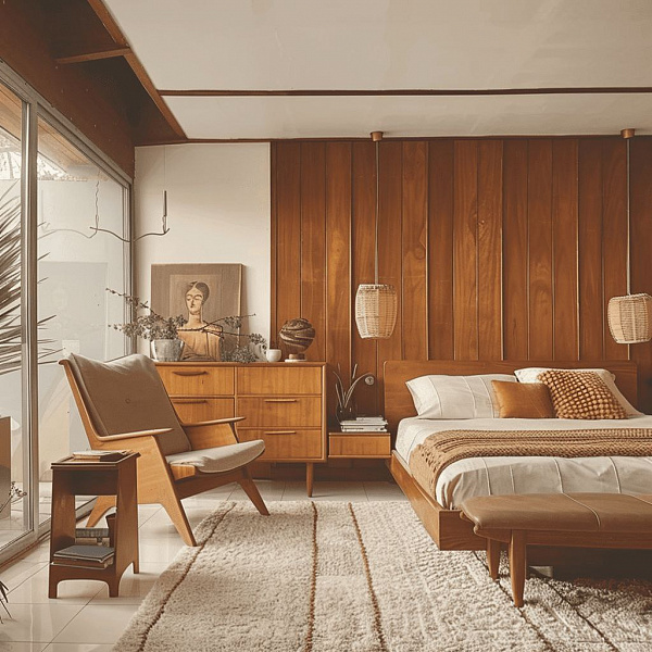 Mid-Century Modern: Интерьер, созданный для жизни, а не для глянца