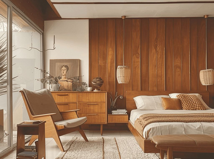 Mid-Century Modern: Интерьер, созданный для жизни, а не для глянца