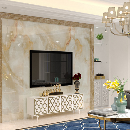 Тумба эффектная мебель под ТВ